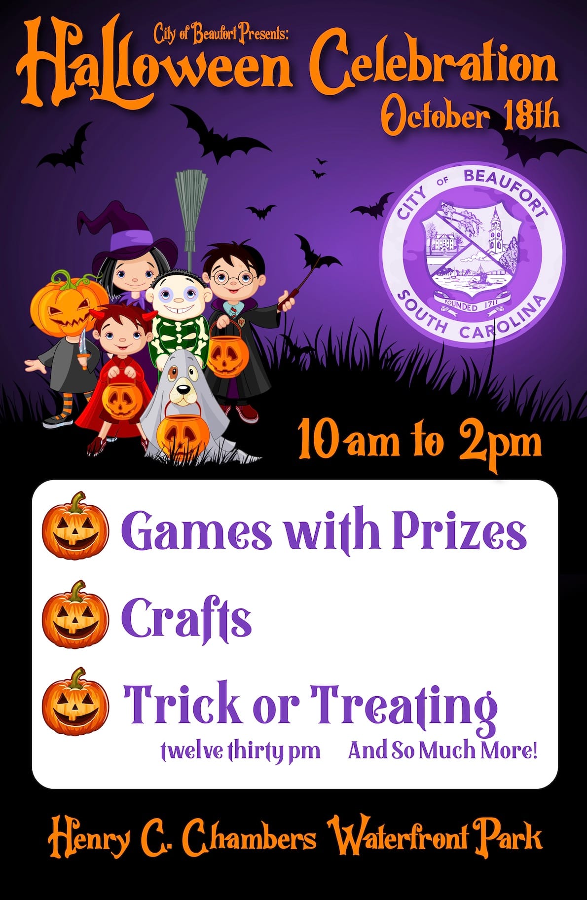 Halloween Events in Beaufort, SC