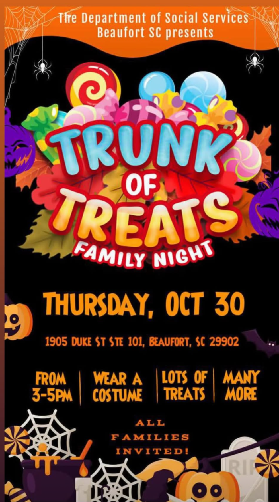 Halloween Events in Beaufort, SC